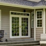 Back entrance patio door