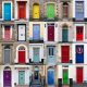 doors of many different colors