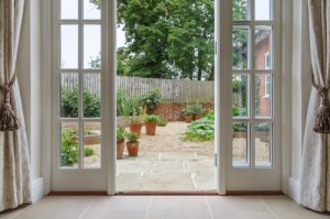 new doorway leading to patio and garden